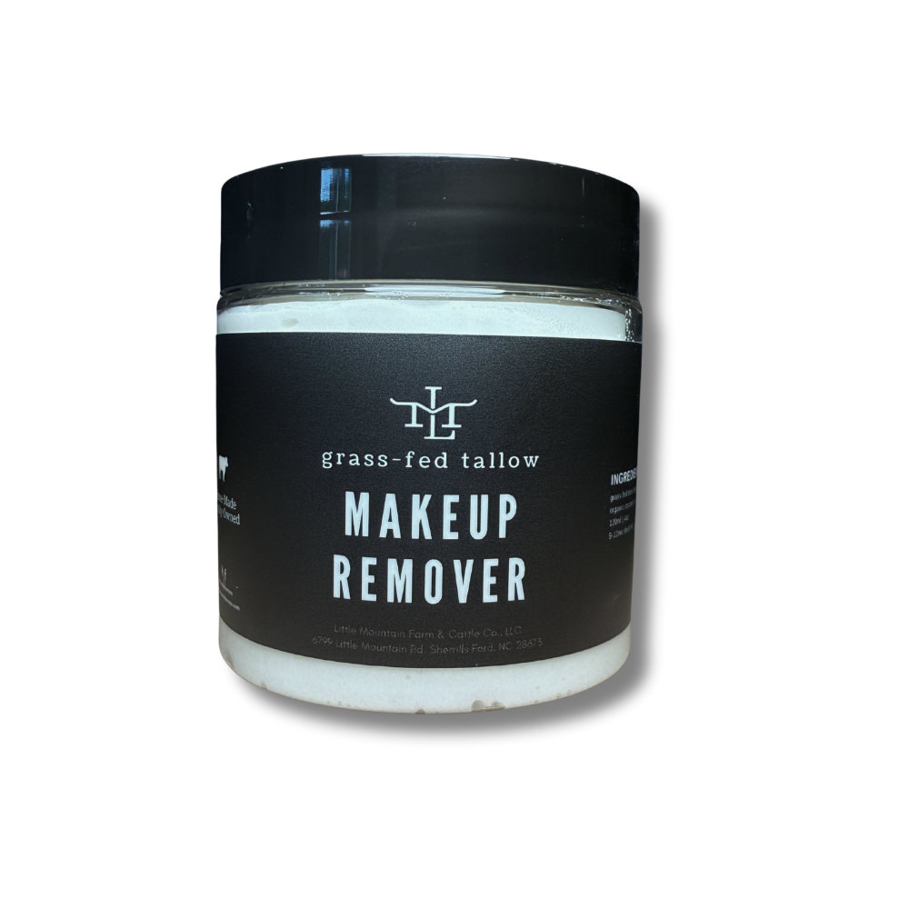 Grass-Fed Tallow Makeup Remover (4oz)